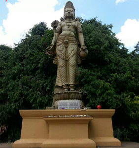 Statue of Avilokitesvara in Kelani Temple, Sri Lanka