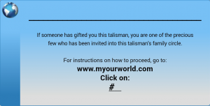 Blank Talisman Card